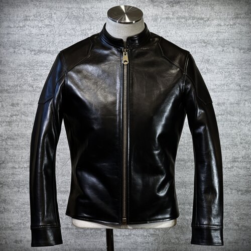 SP古着 本革レザージャケット シングルライダース 牛革 本革 革ジャン