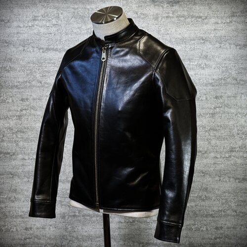 メンズのカウ牛革 シングルライダースのimage画像 制作例7319