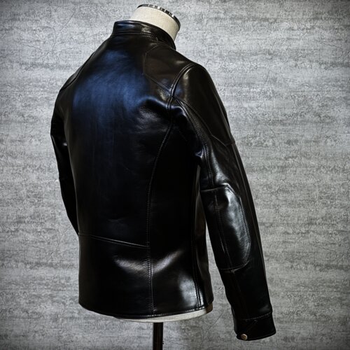 メンズのカウ牛革 シングルライダースのimage画像 制作例7319