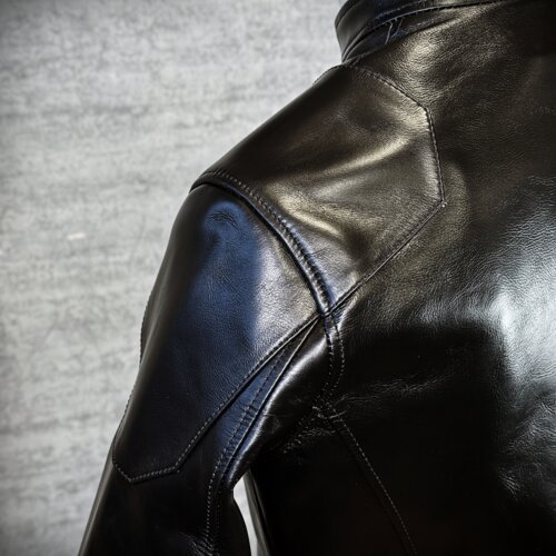 メンズのカウ牛革 シングルライダースのimage画像 制作例7319