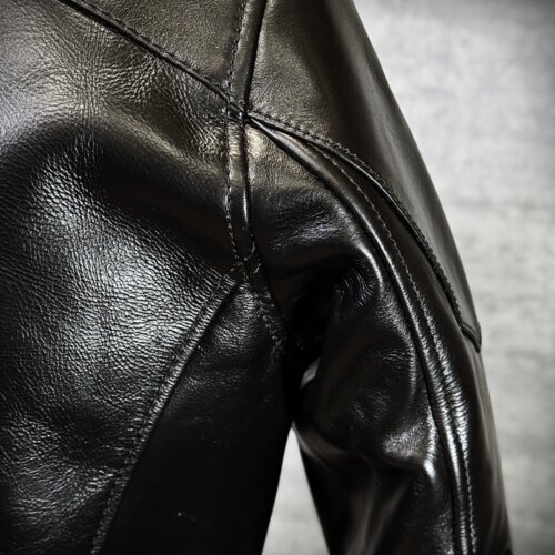 メンズのカウ牛革 シングルライダースのimage画像 制作例7319