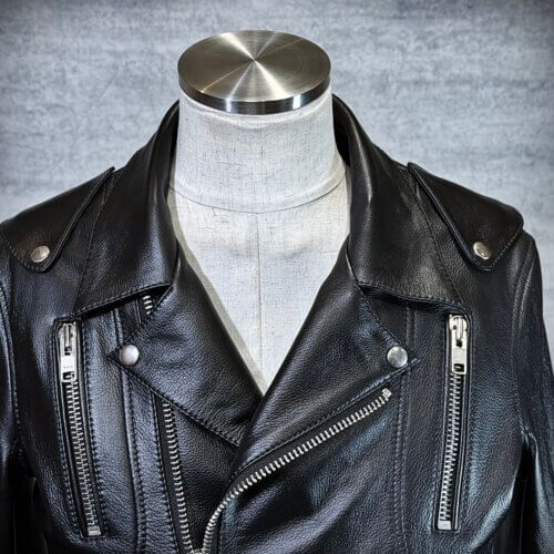 メンズのカウ牛革 ダブルライダースのimage画像 制作例9292