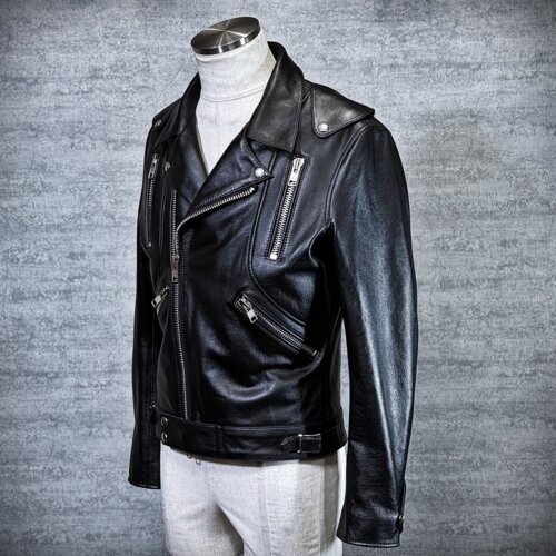 メンズのカウ牛革 ダブルライダースのimage画像 制作例9292