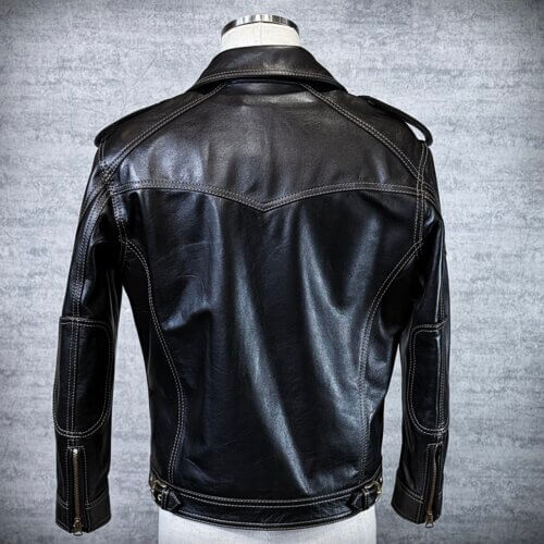 メンズのカウ牛革 ダブルライダースのimage画像 制作例2323