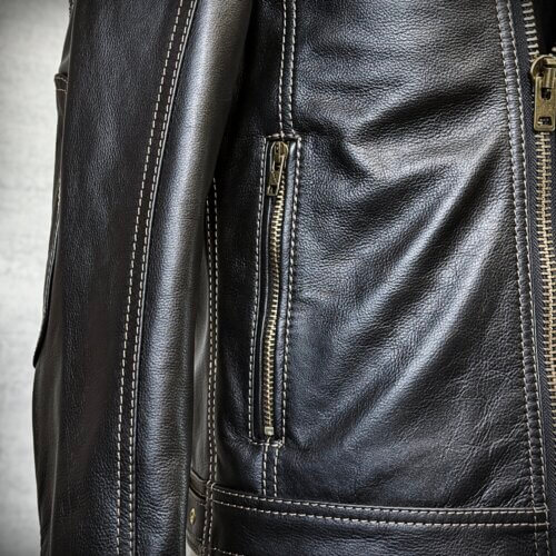 メンズのカウ牛革 ダブルライダースのimage画像 制作例2323