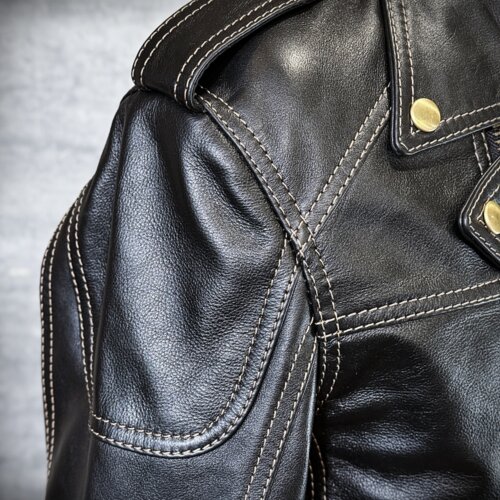 メンズのカウ牛革 ダブルライダースのimage画像 制作例2323