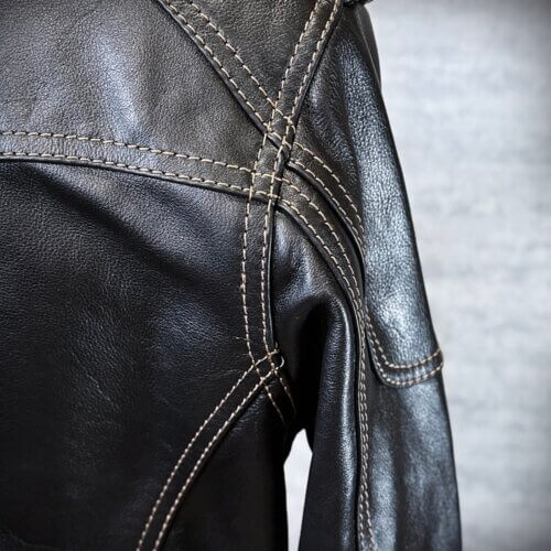 メンズのカウ牛革 ダブルライダースのimage画像 制作例2323