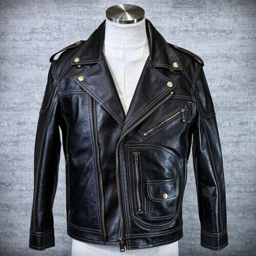 メンズのカウ牛革 ダブルライダースのimage画像 制作例2323