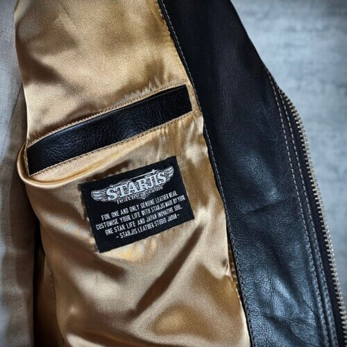 メンズのカウ牛革 ダブルライダースのimage画像 制作例2323