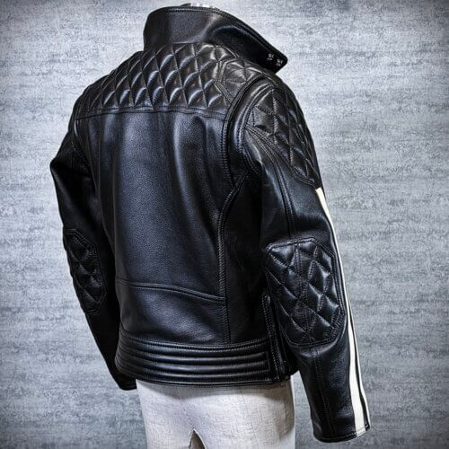 メンズのカウ牛革 セミダブルライダースのimage画像 制作例6325