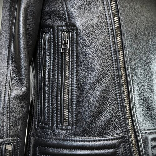 メンズのカウ牛革 セミダブルライダースのimage画像 制作例6325