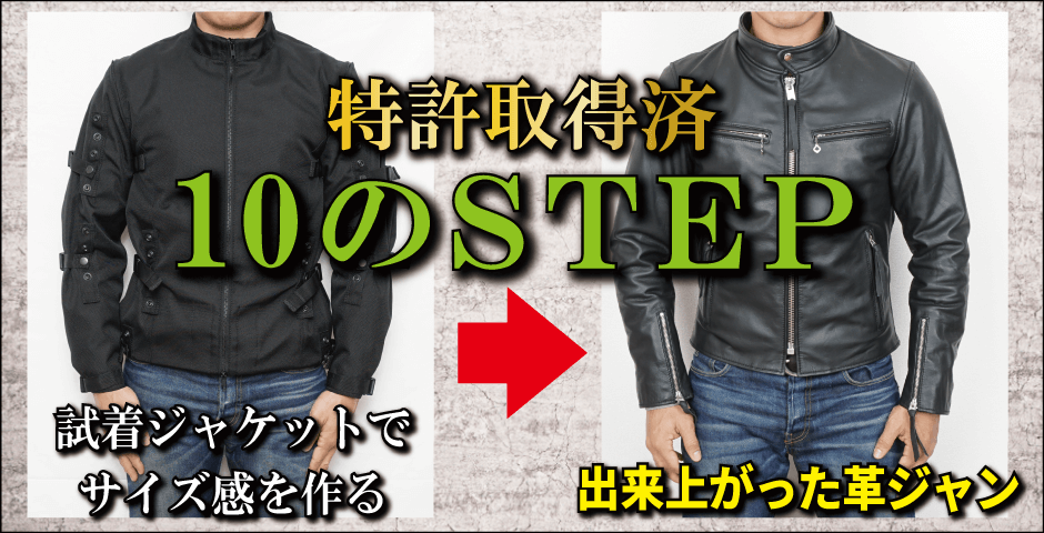 試着サンプルによるサイズ決め10のステップ Starjis Leather Studio スタージス レザー スタジオ 試着サンプルによるサイズ決め10のステップ Starjis Leather Studio スタージス レザー スタジオ