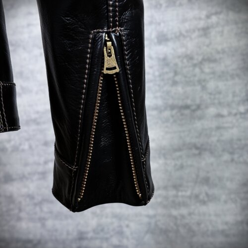 メンズのカウ牛革 Gジャンタイプのimage画像 制作例7325