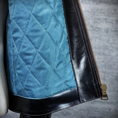 メンズのカウ牛革 Gジャンタイプのimage画像 制作例7325