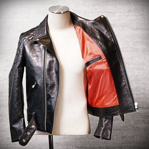 メンズの新喜皮革馬革 ダブルライダースのimage画像 製作例8294